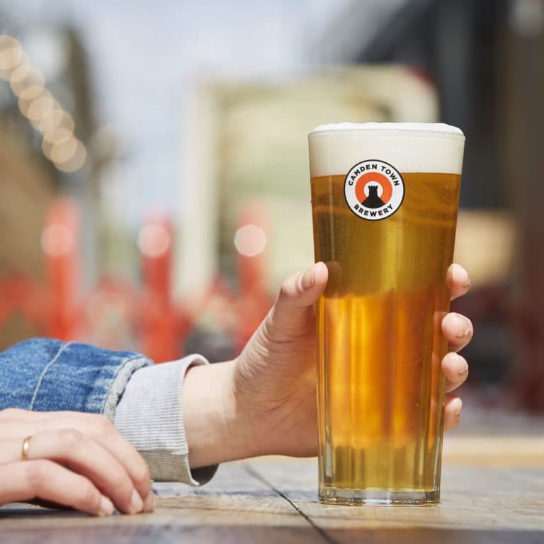 Cover Image for Buy 1 get 1 free on a pint of Camden Hells at The King's Head